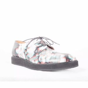 Maison Martin holographic floral oxford unisex